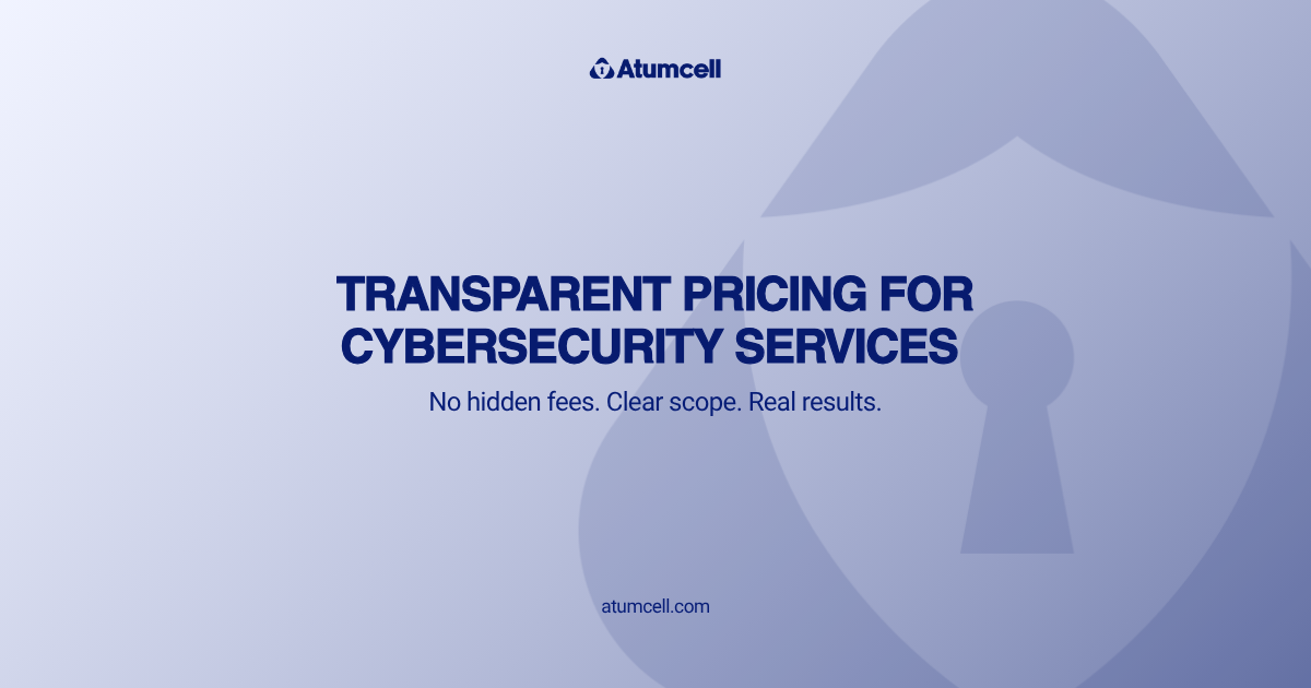 Cybersecurity Pricing & Engagement Models | Atumcell
